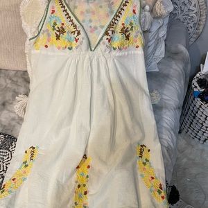 Twenty one embroidered short dress.